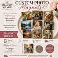 The Memory Manor Custom Photo Magnets